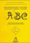Linguistik Deutsch + Englisch = Linguistics German + English by Manfred Markus cover