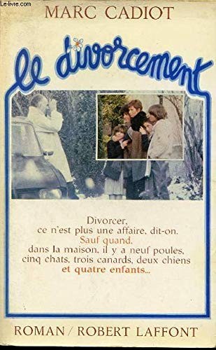 Le divorcement by Marc Cadiot cover