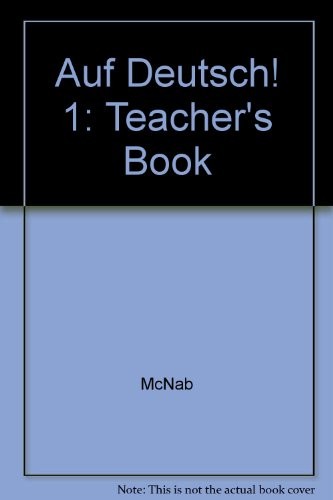 Auf Deutsch! 1 by McNab, O'Brien cover