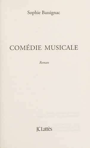 Comédie musicale by Sophie Bassignac cover