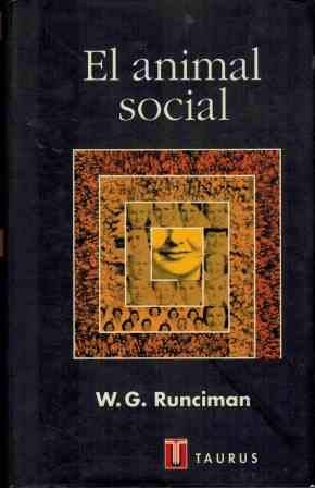 ANIMAL SOCIAL by W.G. Runciman cover