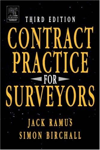 Contract practice for surveyors