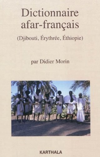 Dictionnaire afar-français by Didier Morin cover