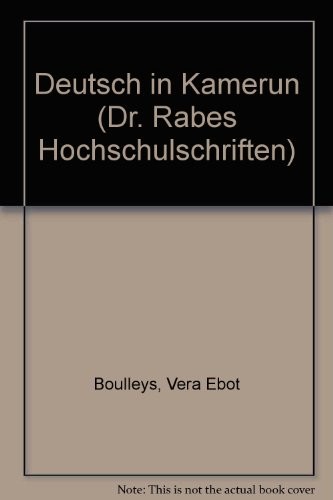 Deutsch in Kamerun by Vera Ebot Boulleys cover