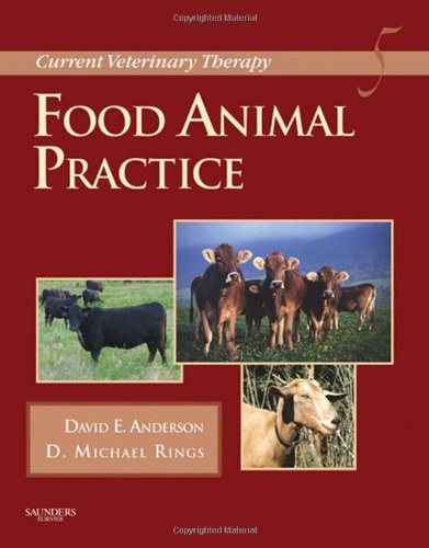 Food Animal Practice by David E. Anderson, Michael Rings cover