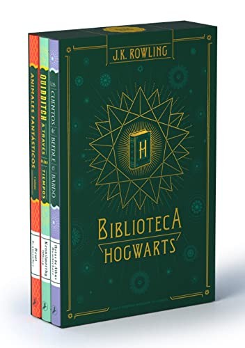 Biblioteca Hogwarts by J. K. Rowling, Alicia Dellepiane Rawson, Gemma Rovira Ortega (translator) cover