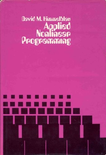 Applied nonlinear programming