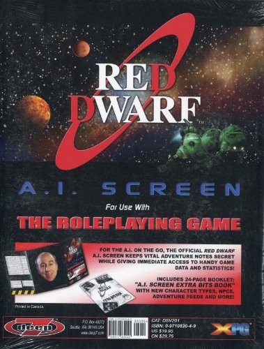 Red Dwarf RPG AI Screen by Various cover