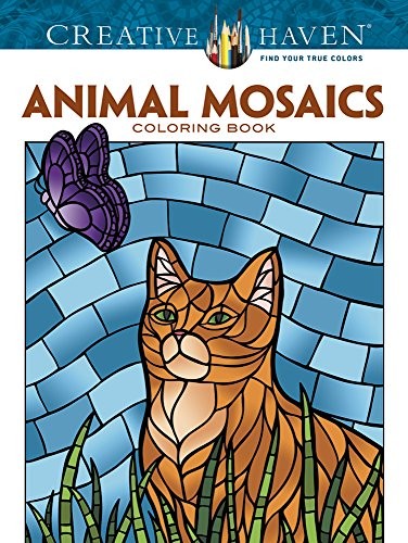 Animals Mosaics Coloring Book by Jessica Mazurkiewicz cover
