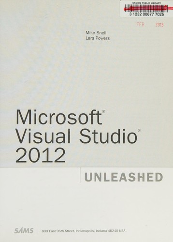Microsoft Visual Studio 2012 unleashed
