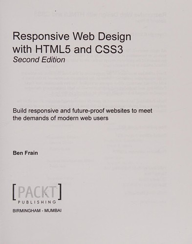 Responsive Web Design with HTML5 and CSS3 - Second Edition