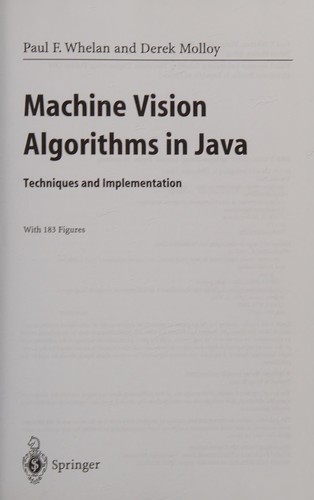 Machine vision algorithms in Java