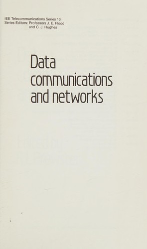 Data communications and networks