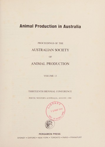 Animal production in Australia