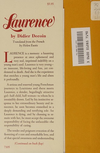 Laurence by Didier Decoin cover