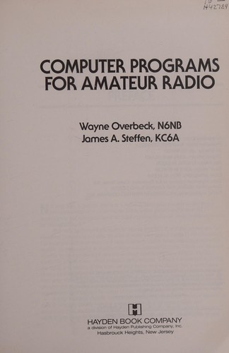 Computer programs for amateur radio