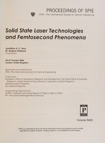 Solid state laser technologies and femtosecond phenomena