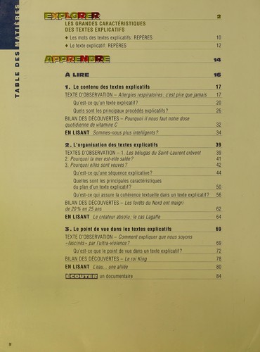 Le texte explicatif by  cover