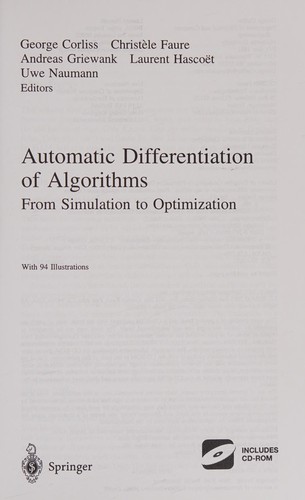 Automatic differentiation of algorithms