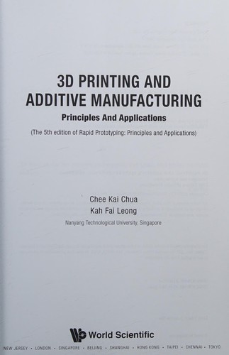 3D Printing and Additive Manufacturing