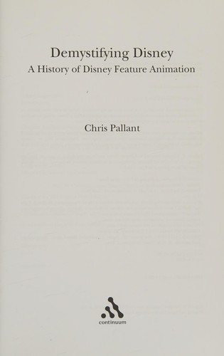 Demystifying Disney by Chris Pallant cover