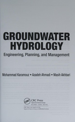 Groundwater hydrology
