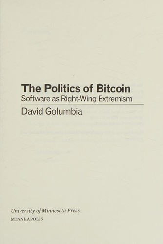 Politics of Bitcoin