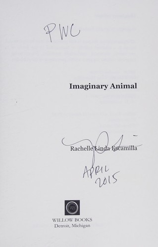 Imaginary animal by Rachelle Linda Escamilla cover