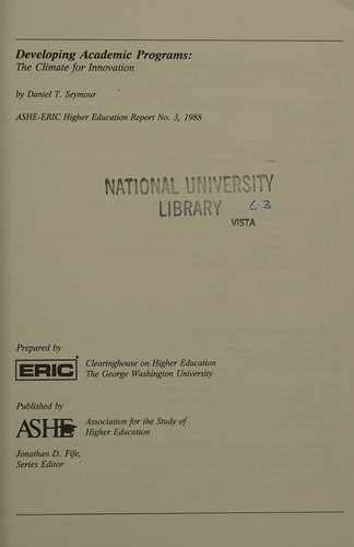 Developing academic programs