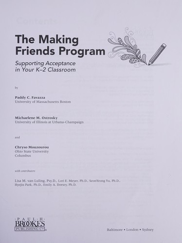 Making Friends Program