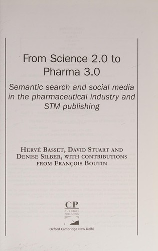 From Science 2. 0 to Pharma 3. 0