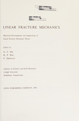 Linear fracture mechanics