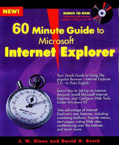 60 minute guide to Internet Explorer 3.0