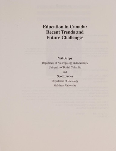 Education in Canada