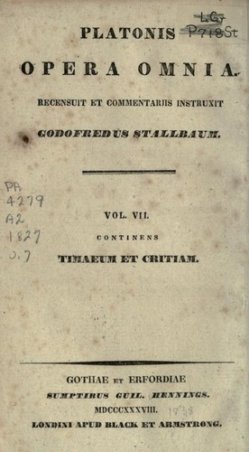 Κρίτων / Τίμαιος