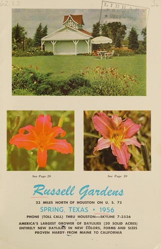 Russell Gardens, 1956