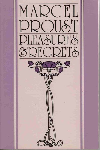 Pleasures and regrets by Marcel Proust cover