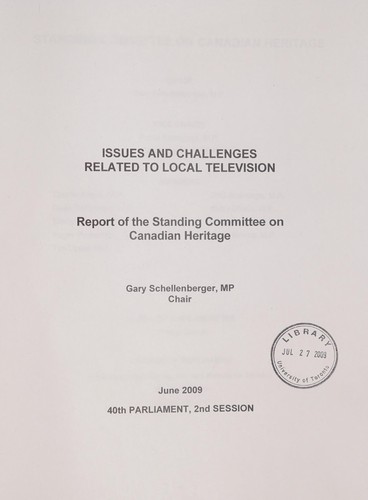 Issues and challenges related to local television