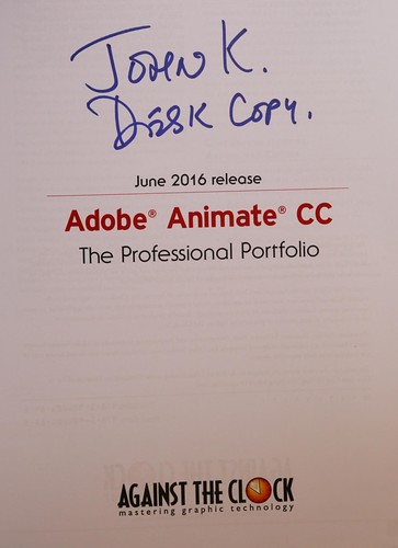 Adobe Animate CC (June 2016 Release) An Introduction To Animation by Inc Against The Clock cover