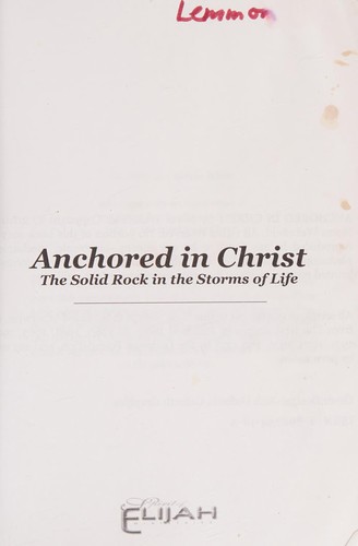 Anchored in Christ