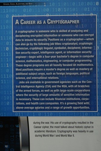 Ciphers, Codes, Algorithms, and Keys