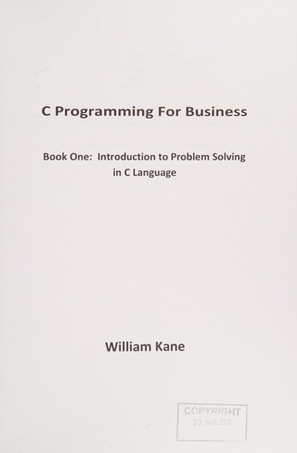 C Programming for Business