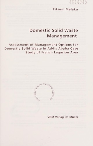 Domestic Solid Waste Management