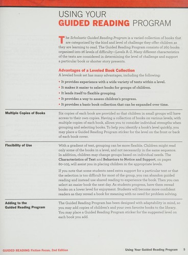 Guiding Reading Program