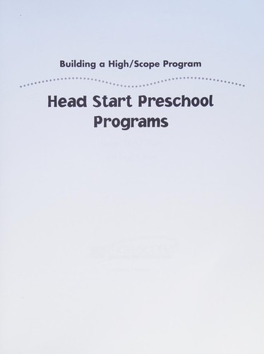 Head Start preschool programs