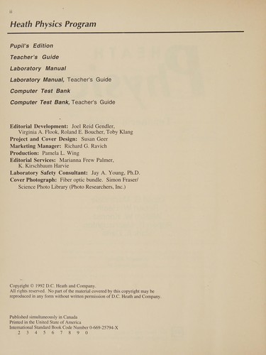 Heath physics (Heath physics program)
