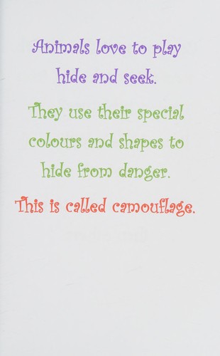 Hide and Seek Animals For Kids by Felicity Fine cover