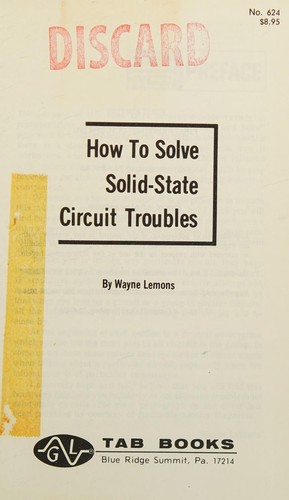 How to solve solid-state circuit troubles
