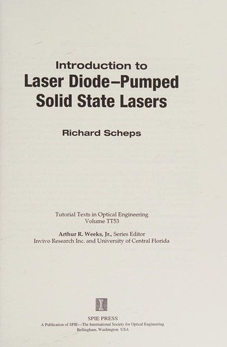 Introduction to laser diode-pumped solid state lasers