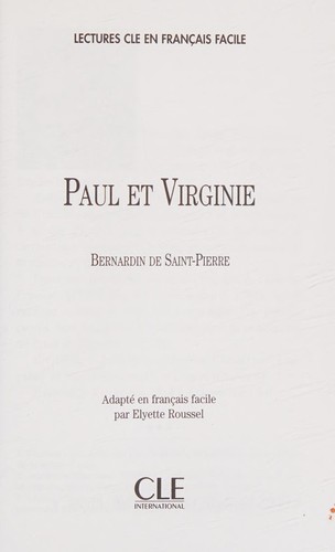 Lectures Cle En Francais Facile - Level 2 by Saint-Pierre cover